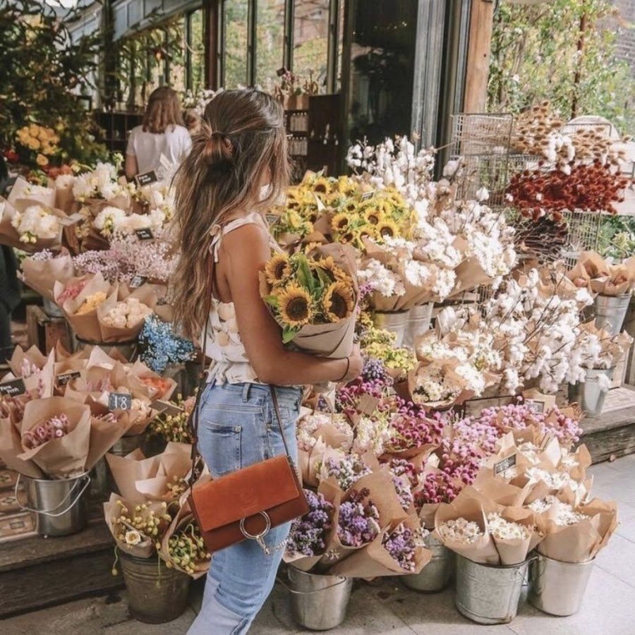 Фотосессия в цветочном магазине