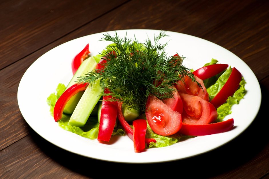 Салат овощная нарезка