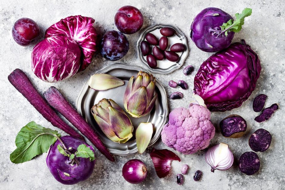 Фиолетовые овощи
