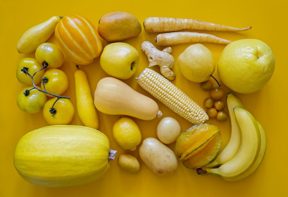 Желтые фрукты
