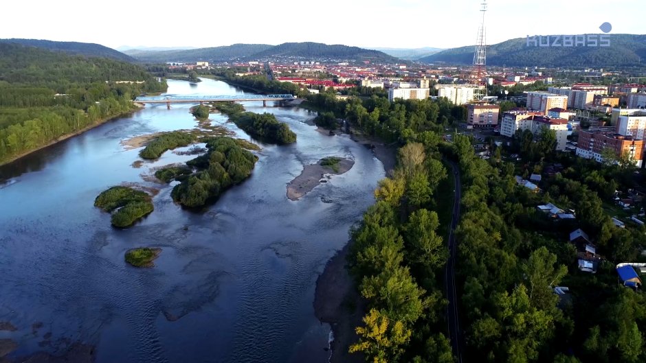 Река Кузбасс Междуреченск