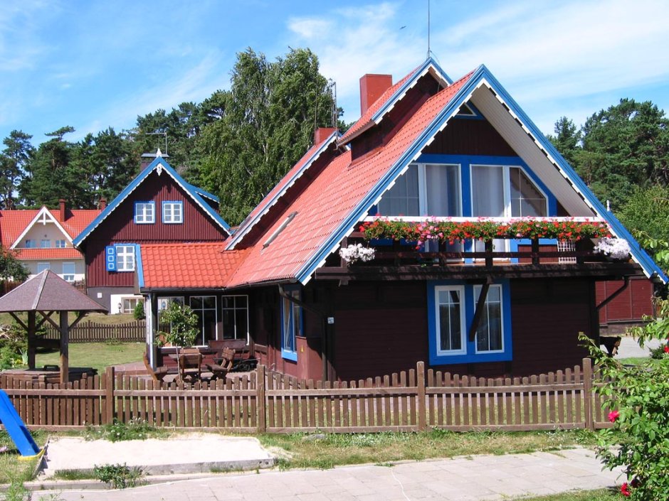 Финляндия дом на озере лето
