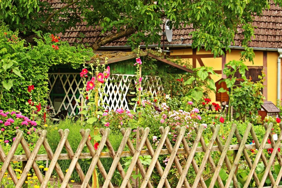 Огородики и палисадники в стиле Кантри