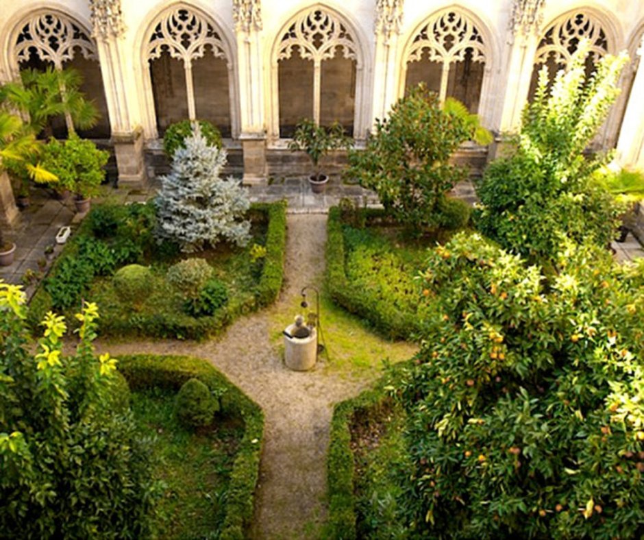 Монастырские сады средневековья