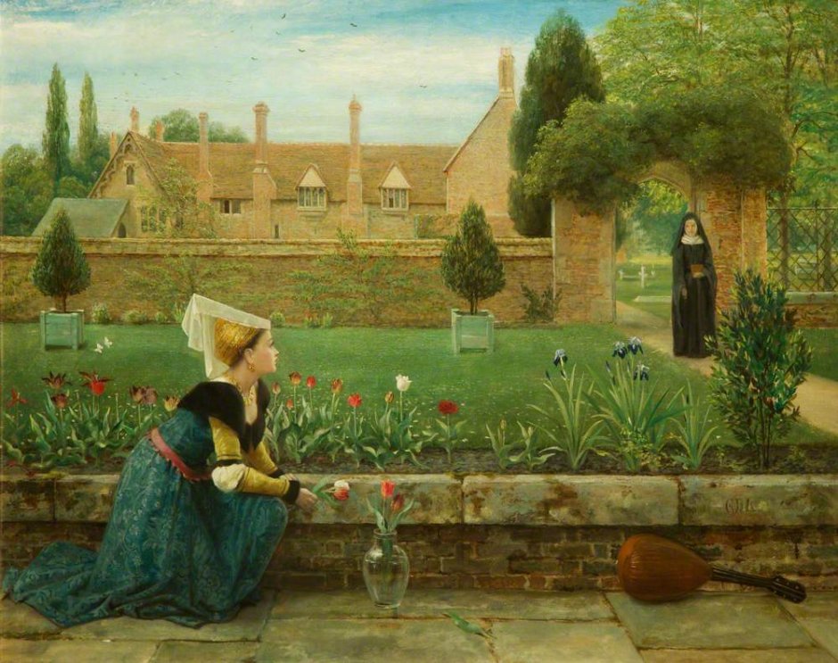 Английский художник George Dunlop Leslie(1835-1921)