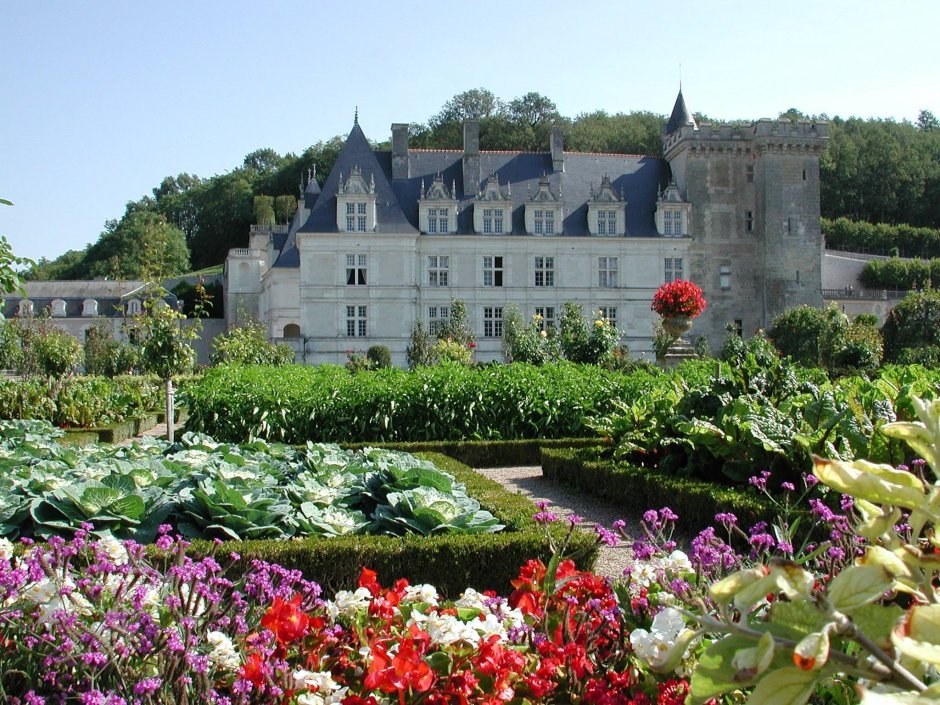 Сады Шато де Вилландри, Франция