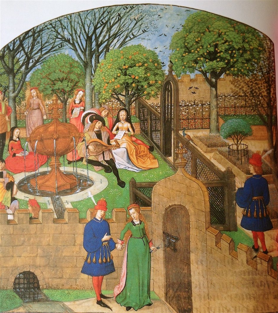 Монастырские сады европейского средневековья