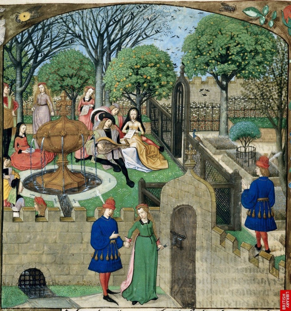 Феодальный Тип садов средневековья