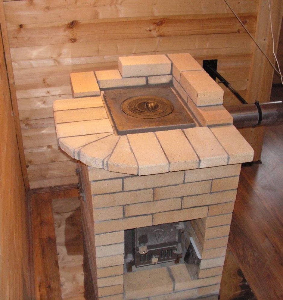 Печка из кирпича для дачи
